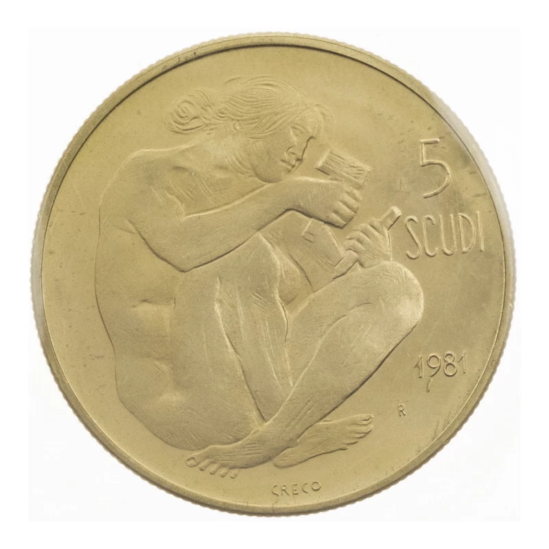 Gouden munt San Marino 