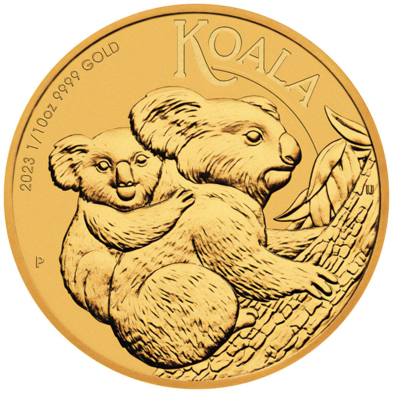 Gouden Australische Koala munt, 2023, 3,11g puur goud (0,9999 proof) Verzamelmunten
