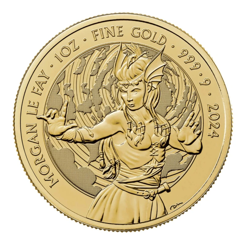 UK: Mythen und Legenden. Morgan le Fay 2024 1 Unze Sammlermünzen