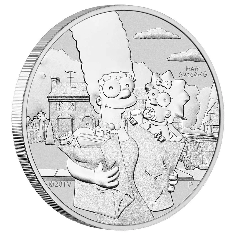 Tuvalu zilveren munt 