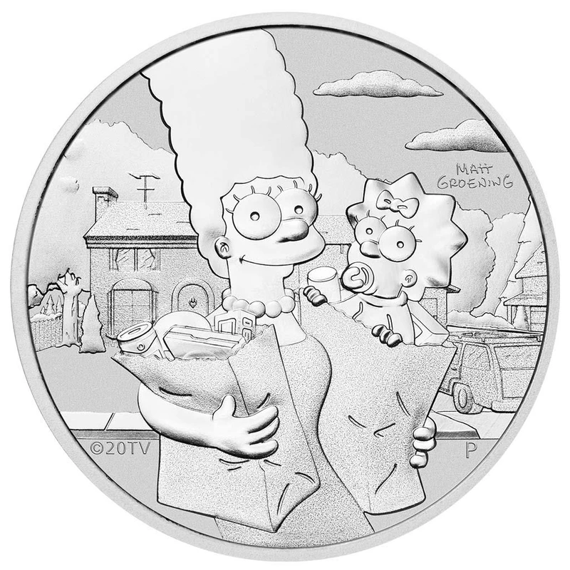 Tuvalu zilveren munt 