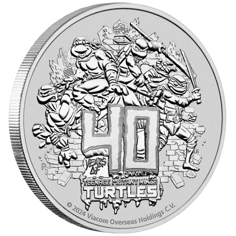 Tuvalu zilveren munt 