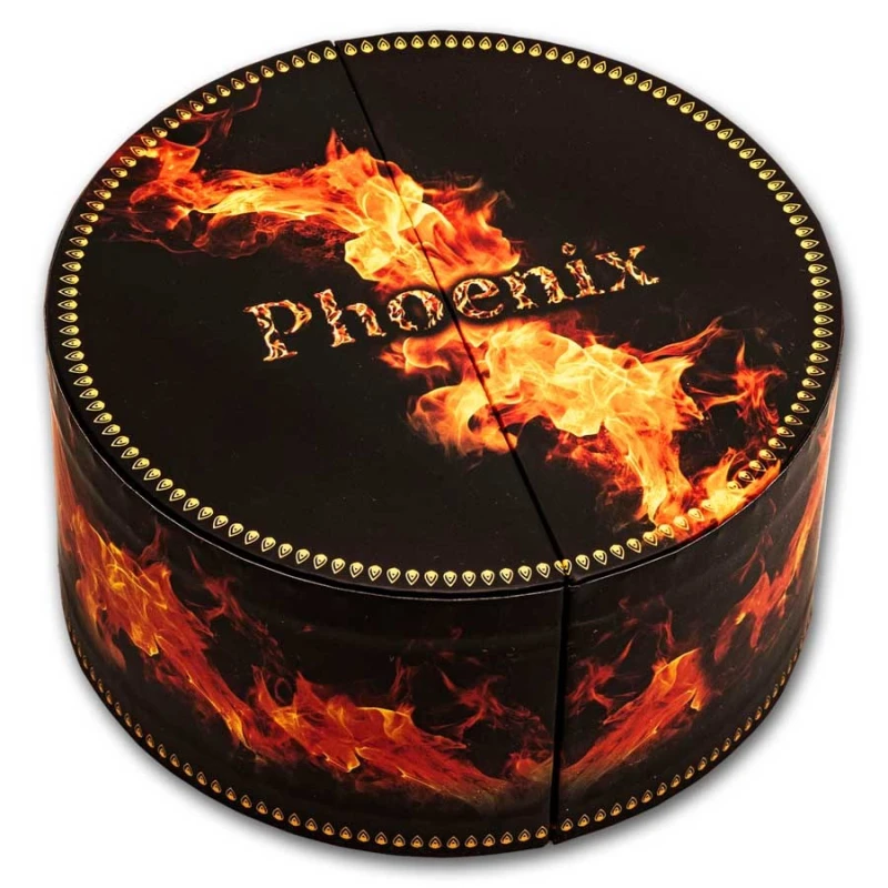 Samoa: zilveren munt Phoenix 2025 gekleurd verguld 2 ounce Verzamelmunten