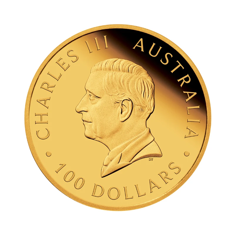 Australië: gouden munt Wedge-tailed Eagle 2025 gepolijste plaat, 1 oz (0,9999) Verzamelmunten