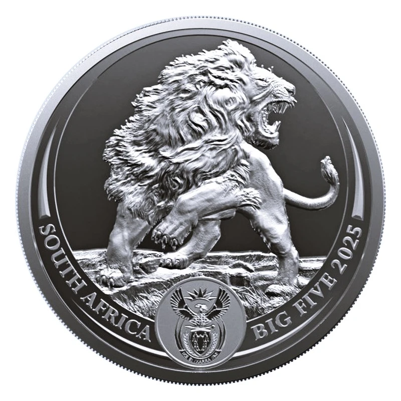 Afrique du Sud : pièce en argent Lion 2025 1 oz Pièces de collection