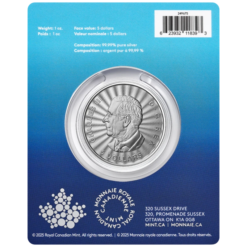 Canada: zilveren munt The Majestic Polar Bear 2025 1 ounce Verzamelmunten