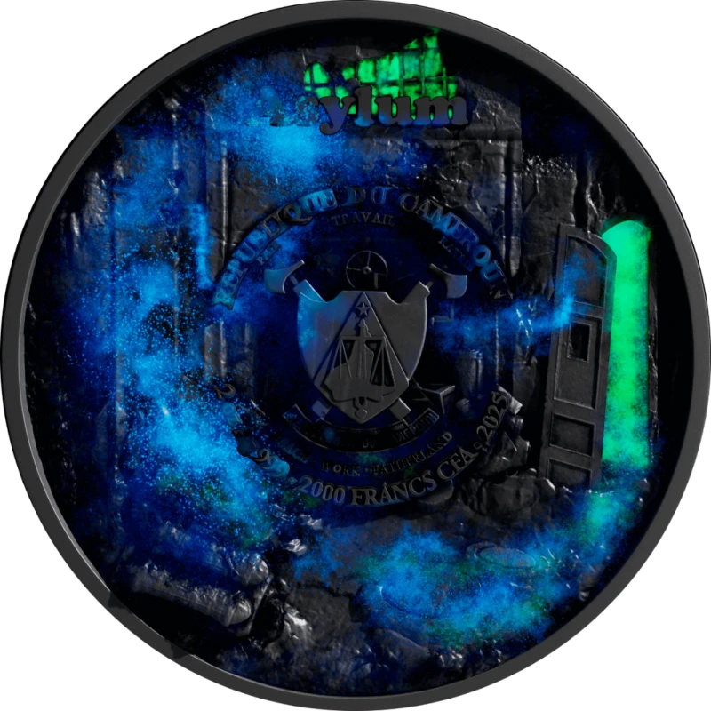 Kameroen: zilveren munt Asylum 2025 2 oz Verzamelmunten