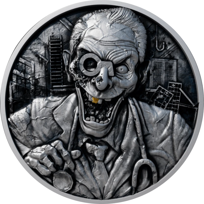 Kameroen: zilveren munt Asylum 2025 2 oz Verzamelmunten