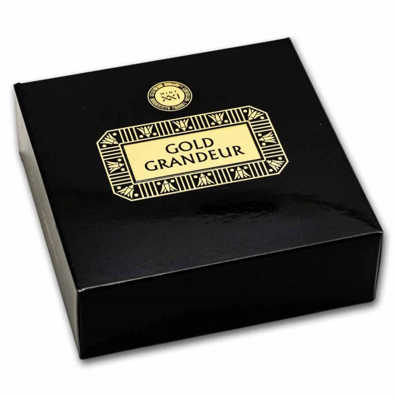 Kameroen: zilveren munt Isis 2025 hoogreliëf verguld 5 oz Verzamelmunten