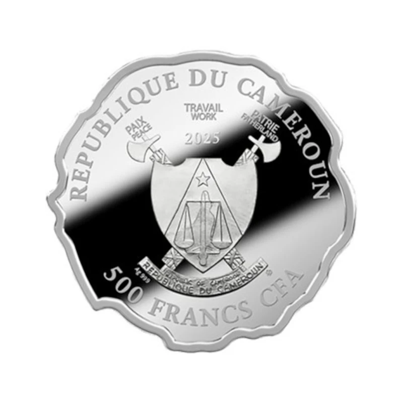 Kameroen: zilveren munt Born to be happy 2025 Gepolijste plaat 16,81 g Verzamelmunten
