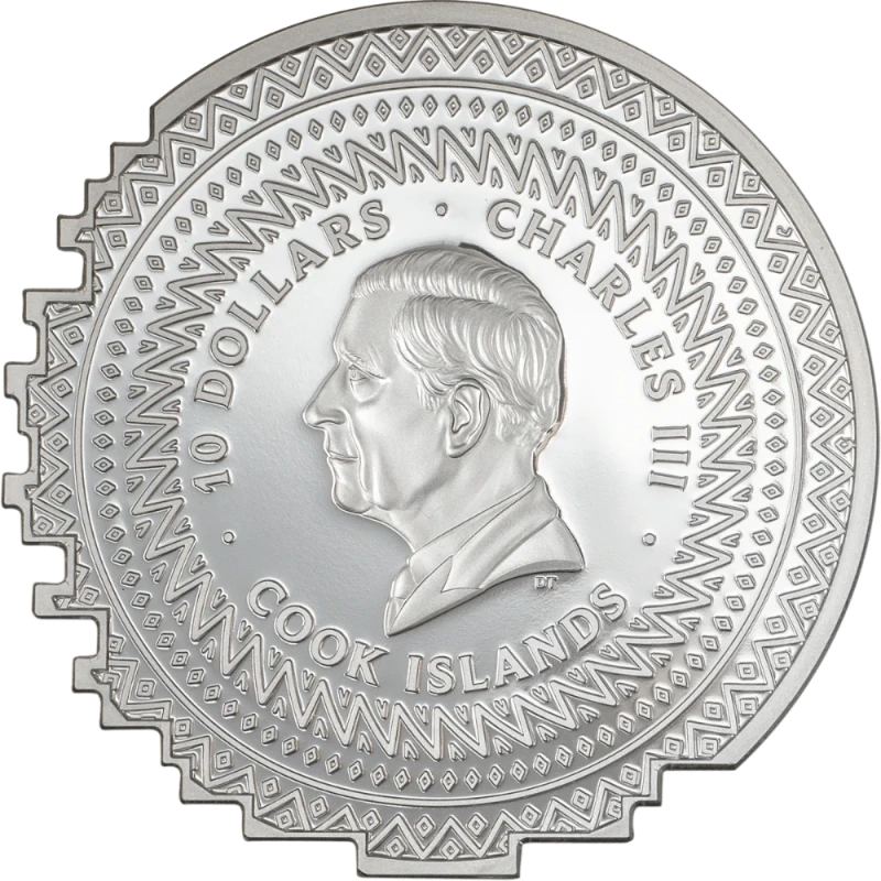 Cookinseln: Silbermünze Rekonstruktion Gorilla 2025 polierte Platte 2 oz Sammlermünzen