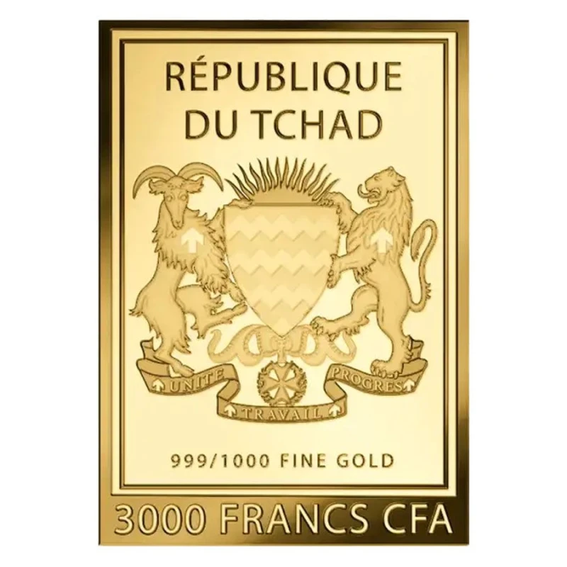 Tsjaad: gouden munt Albrecht Dürer Zelfportret 1/1000 oz Verzamelmunten