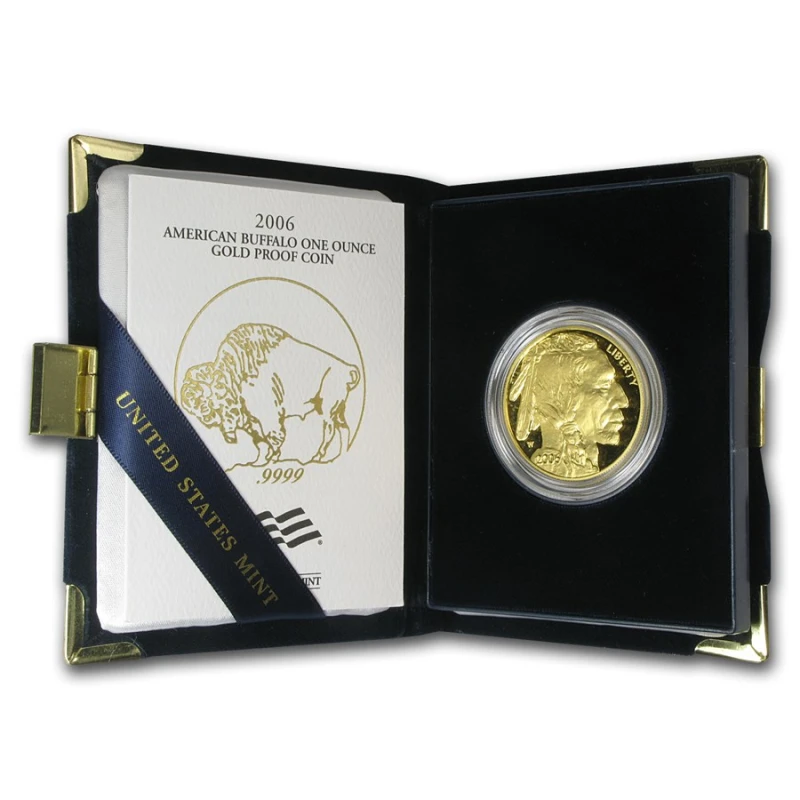 Золотая монета США Буффало 2006 Proof 1 oz Pièces d'investissement