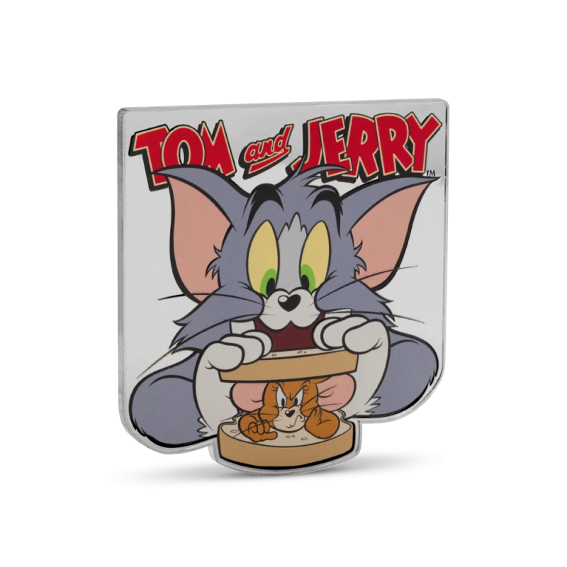 Niue: zilveren munt Tom and Jerry 2025 Gepolijste plaat ingekleurd 5 ounce Verzamelmunten