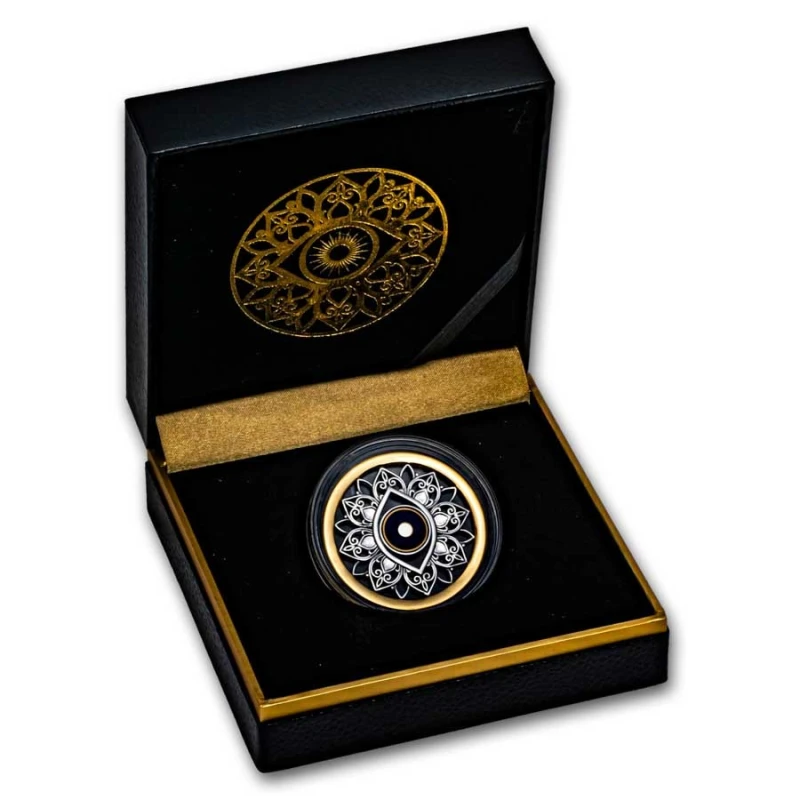 Barbados: zilveren munt Beschermend oog 2024 6,5 g Verzamelmunten