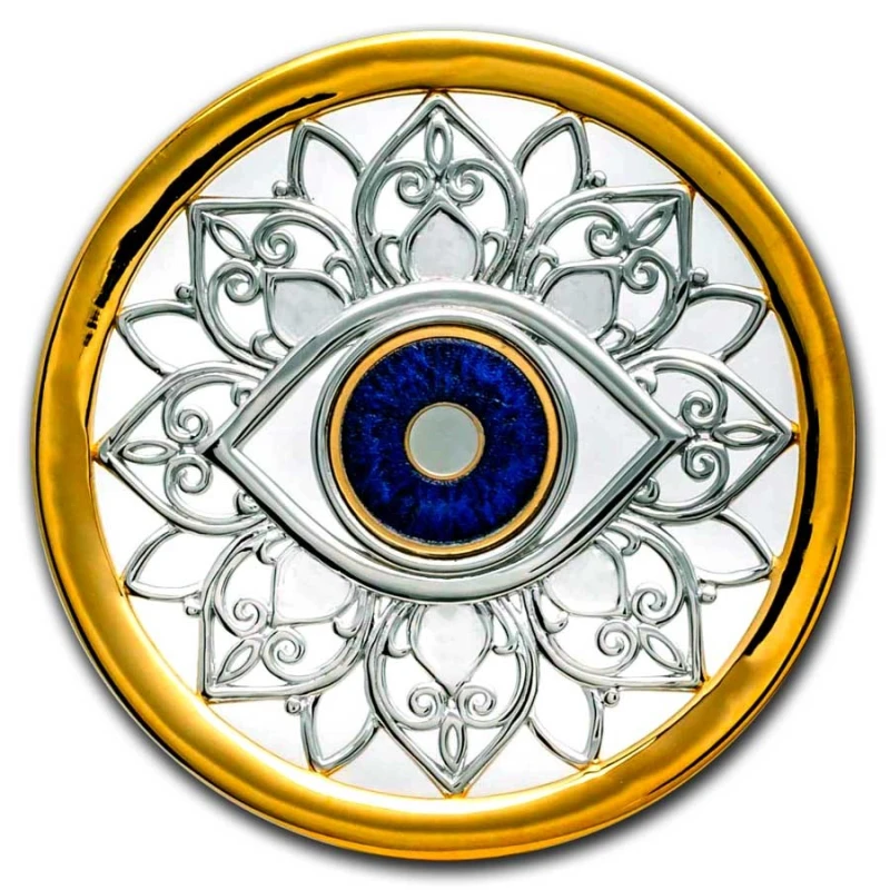 Barbados: zilveren munt Beschermend oog 2024 6,5 g Verzamelmunten