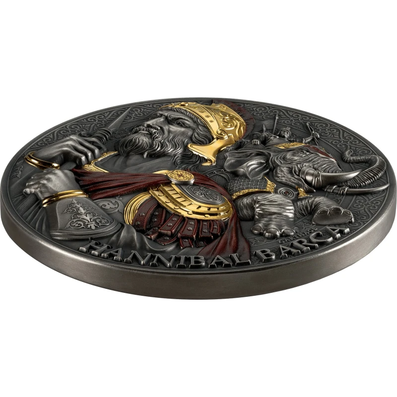 Kameroen: zilveren munt Hannibal 2025 5 oz Verzamelmunten