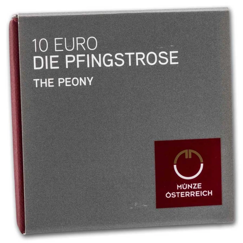 Oostenrijk zilveren munt Pioen 2024 gepolijste plaat 1/2 ounce Verzamelmunten