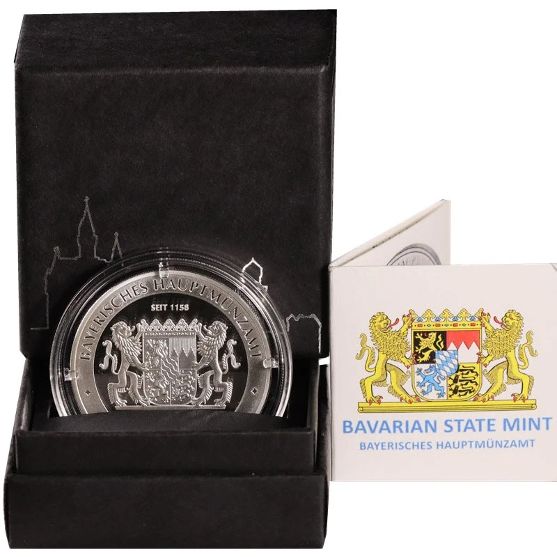 Allemagne : pièce en argent Château de Neuschwanstein 2025 Belle Épreuve 1 once Pièces d'investissement