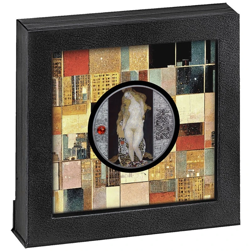 Cameroun : pièce en argent Adam et Ève 2024 Belle Épreuve colorée 17,5 g Pièces de collection