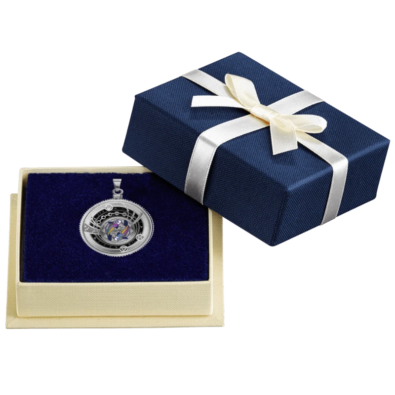 Cameroun : pièce en argent Poissons 2025 Belle Épreuve colorée 10 g Pièces de collection