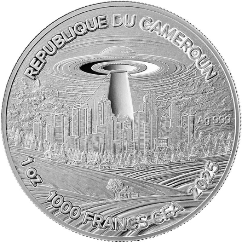 Kameroen: zilveren munt Vincent van Gogh 2025 Gepolijste plaat 1 ounce Verzamelmunten