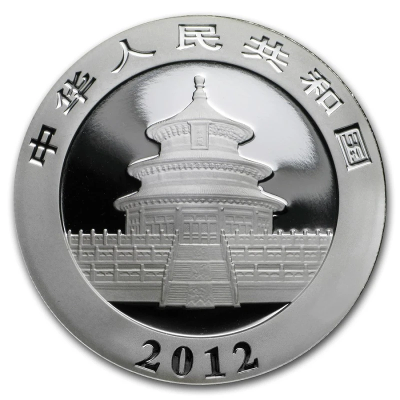 China: zilveren munt Panda 2012 1 ounce Investeringsmunten