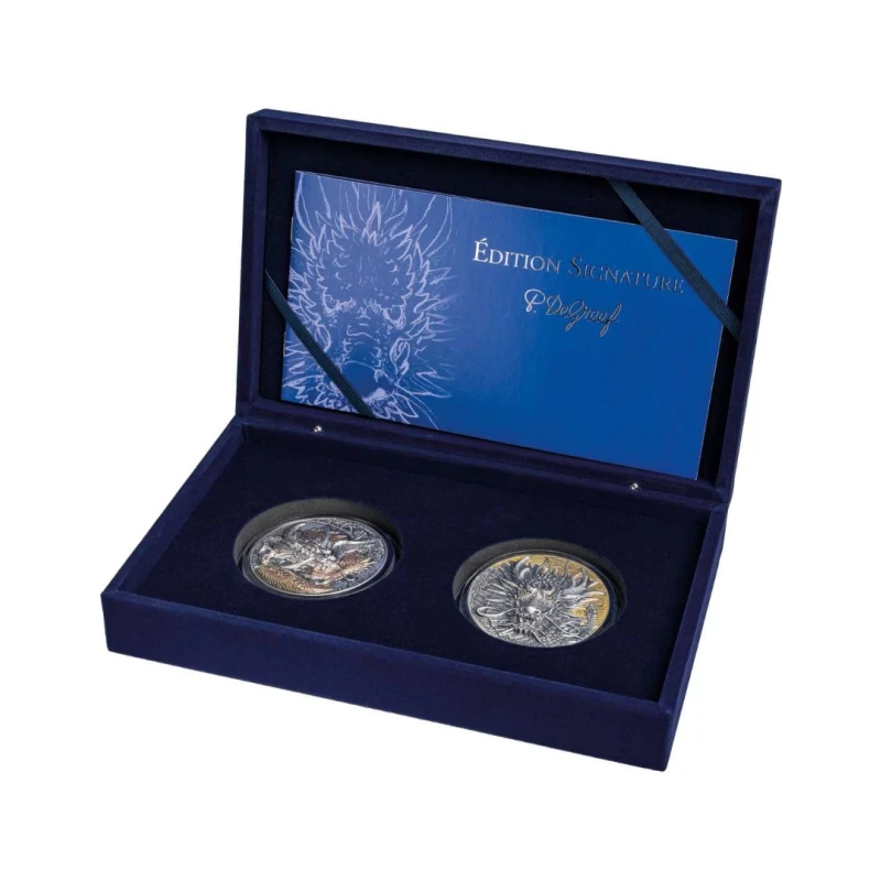 République de Côte d'Ivoire : pièces en argent Phoenix 2025 10 Once Pièces de collection