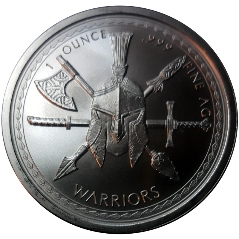 Pièce d'argent USA Warriors Spartan 1 once Pièces de collection