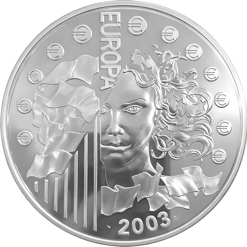 France Pièce d'argent Europa 2003 Belle Épreuve 925 g Pièces de collection