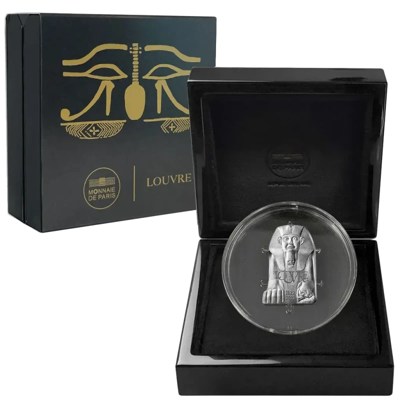 Frankrijk zilveren munt Louvre 2022 gepolijste plaat 22,2 g Verzamelmunten