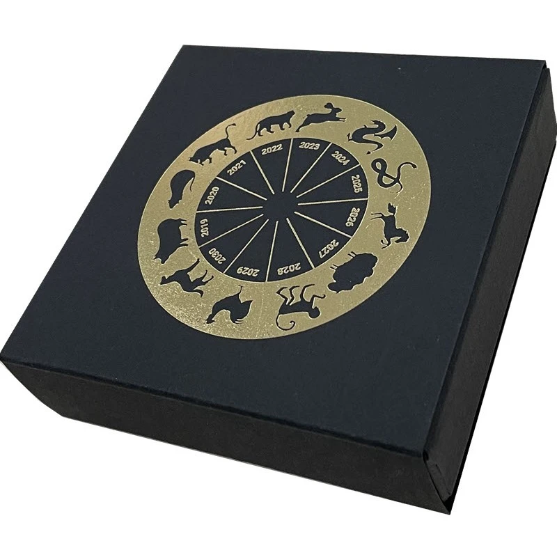 Jeton d'or Année du tigre 2022 Belle Épreuve 1 once Pièces de collection