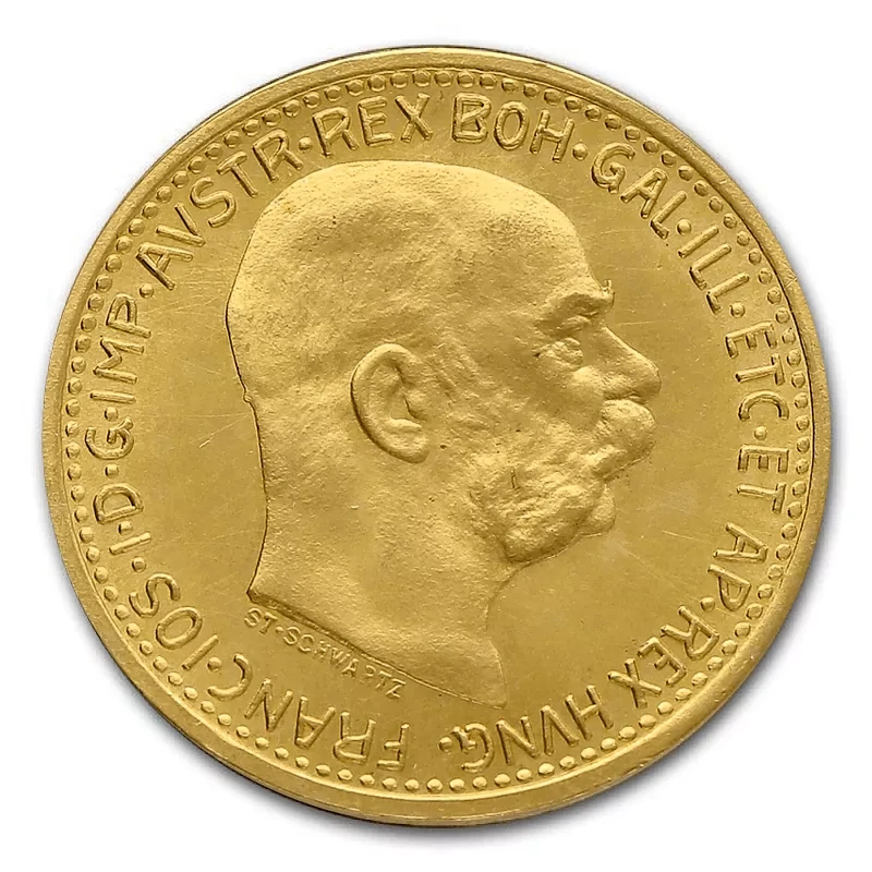 Autriche Pièce d'or 10 couronnes François-Joseph Ier 3,05 g Pièces de collection