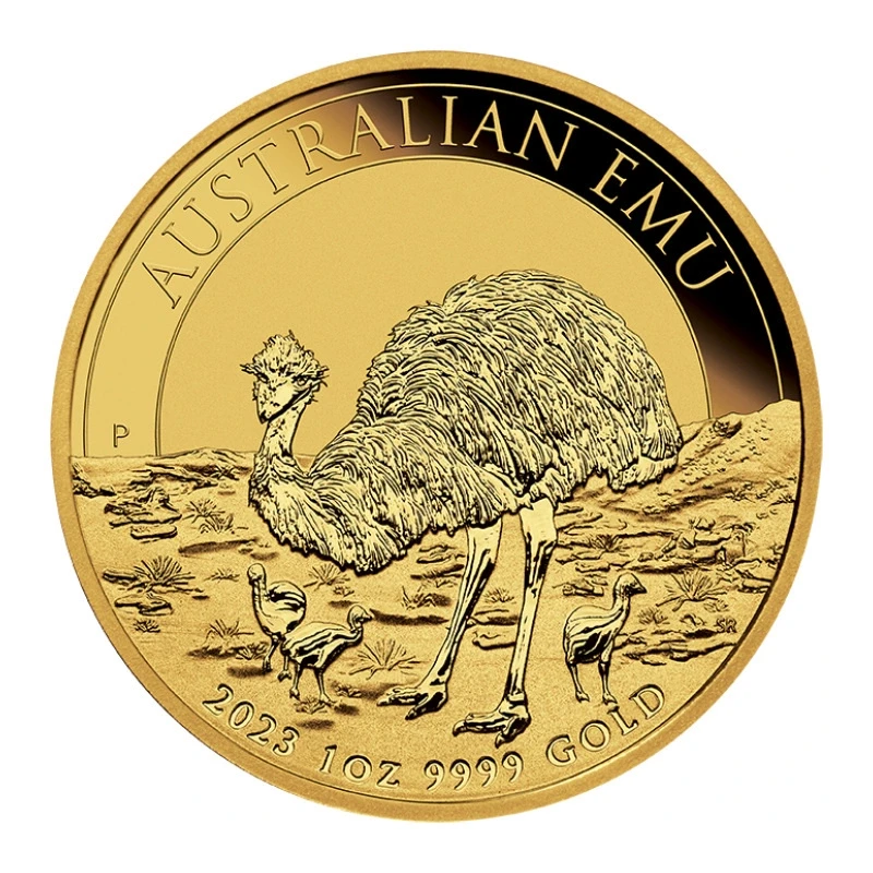 Australië Gouden Munt Emu 2023 1 ounce Verzamelmunten