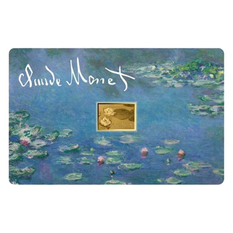 Chad Gold Coin Claude Monet Water Lilies 1/1000 oz Collectible coins