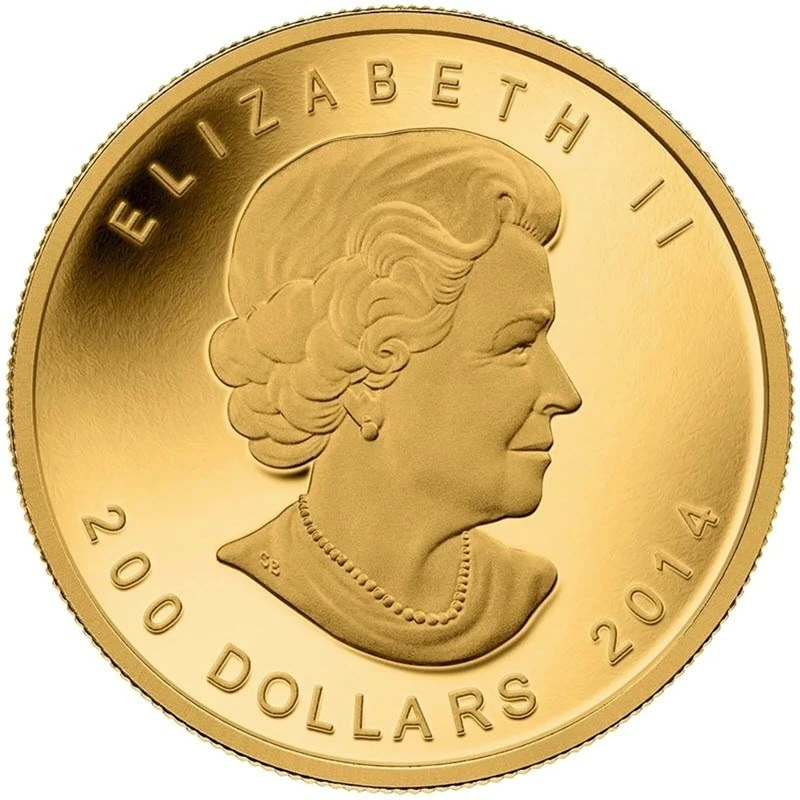 Золотая монета Канады Воющий волк 2014 Proof 1 oz Sammlermünzen