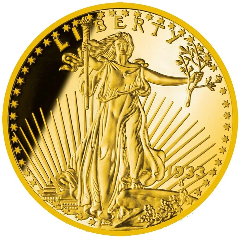 Tchad Pièce d'or Double Eagle Liberty 2024 1/1000 once Pièces de collection