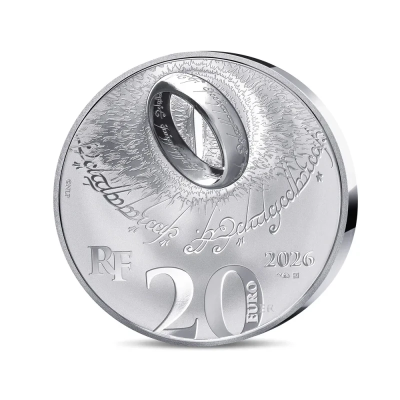 Frankreich Silbermünze Der Herr der Ringe 2026 polierte Platte 1 oz Sammlermünzen