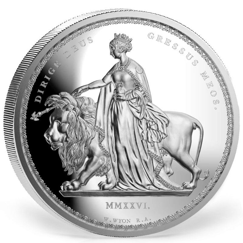 Pièces de monnaie en argent des îles Malouines Una et le Lion 2026 Belle Épreuve 1 once Pièces de collection