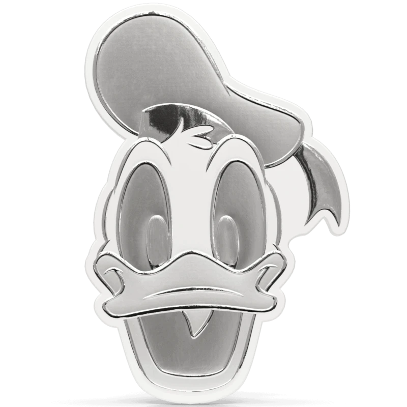 Niue Silbermünze Disney Donald Duck 2026 polierte Platte 1/2 oz Sammlermünzen