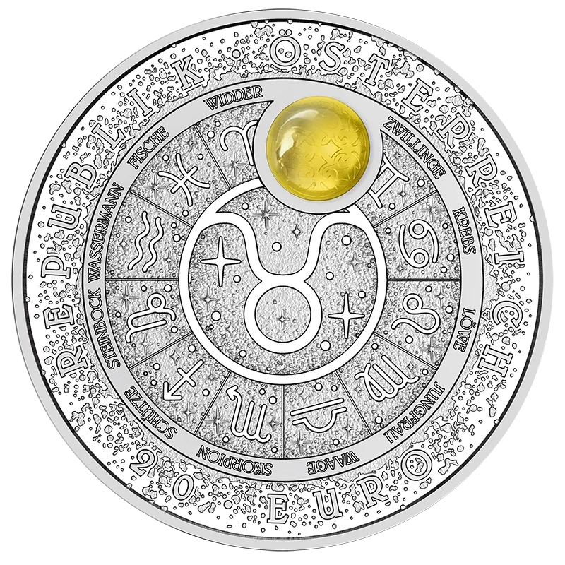 Autriche Pièce d'argent Taurus 2026 Belle Épreuve 20,74 g Pièces de collection