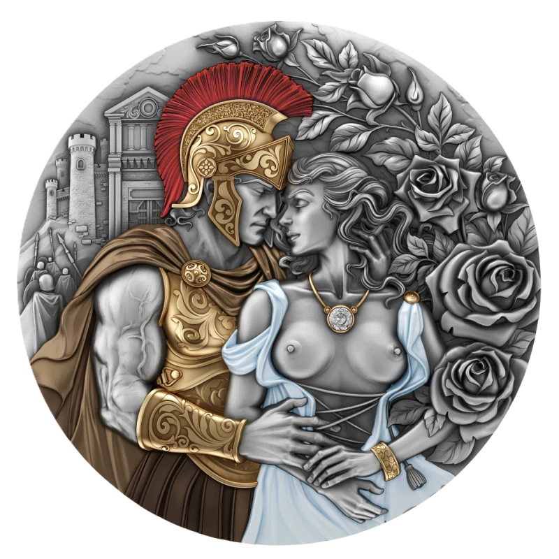 Kamerun Silbermünze Ares & Aphrodite 2026 2 oz Sammlermünzen