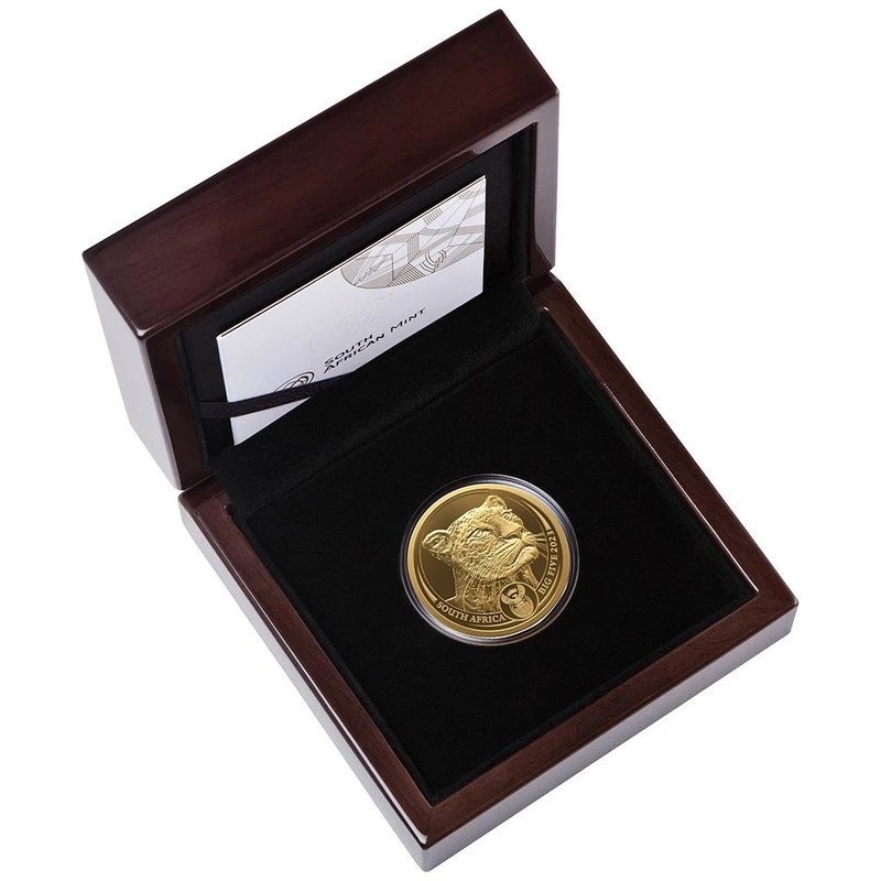 Südafrikanische Goldmünze 